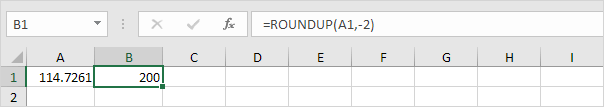 تابع RoundUp در اکسل - گرد کردن اعداد صحیح